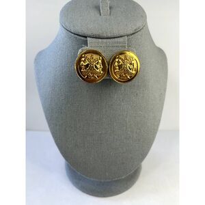 FENDI Janus Roma Italy Gold Coin1925 Vintage 1980's